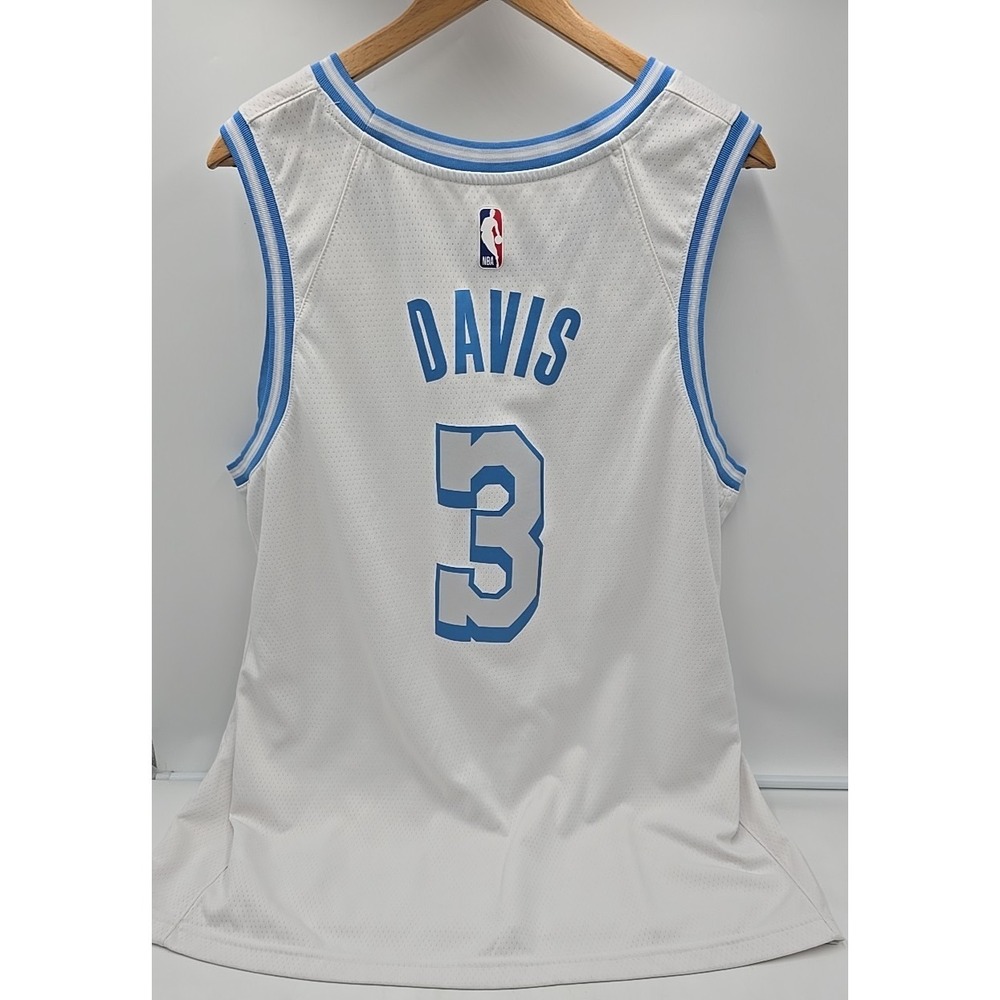 Anthony Davis 3 Swingman Jersey Los Angeles Lakers City Men NBA XXL 56 - Picture 8 of 10